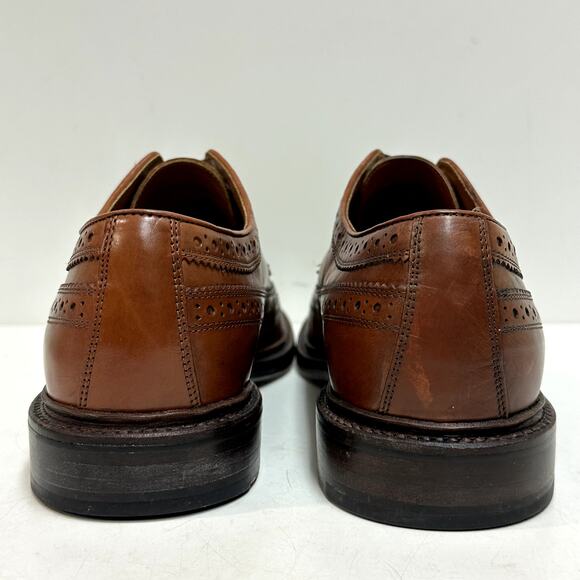 VGUC J. Crew x Grant Stone Ludlow Wing Tip Longwing Derby Brogue Bench Made 10.5 main image 12